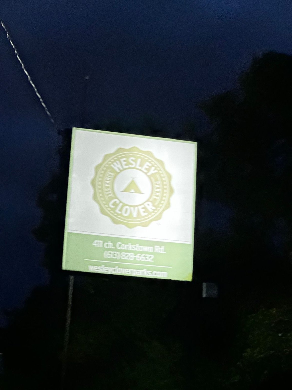 camping at wesley clover parks