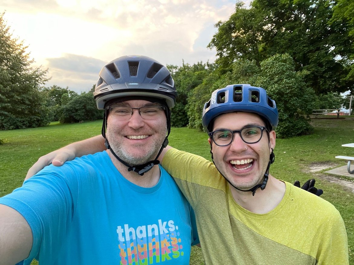 ‘tine ride with Jeremy (+ bonus bridge!)