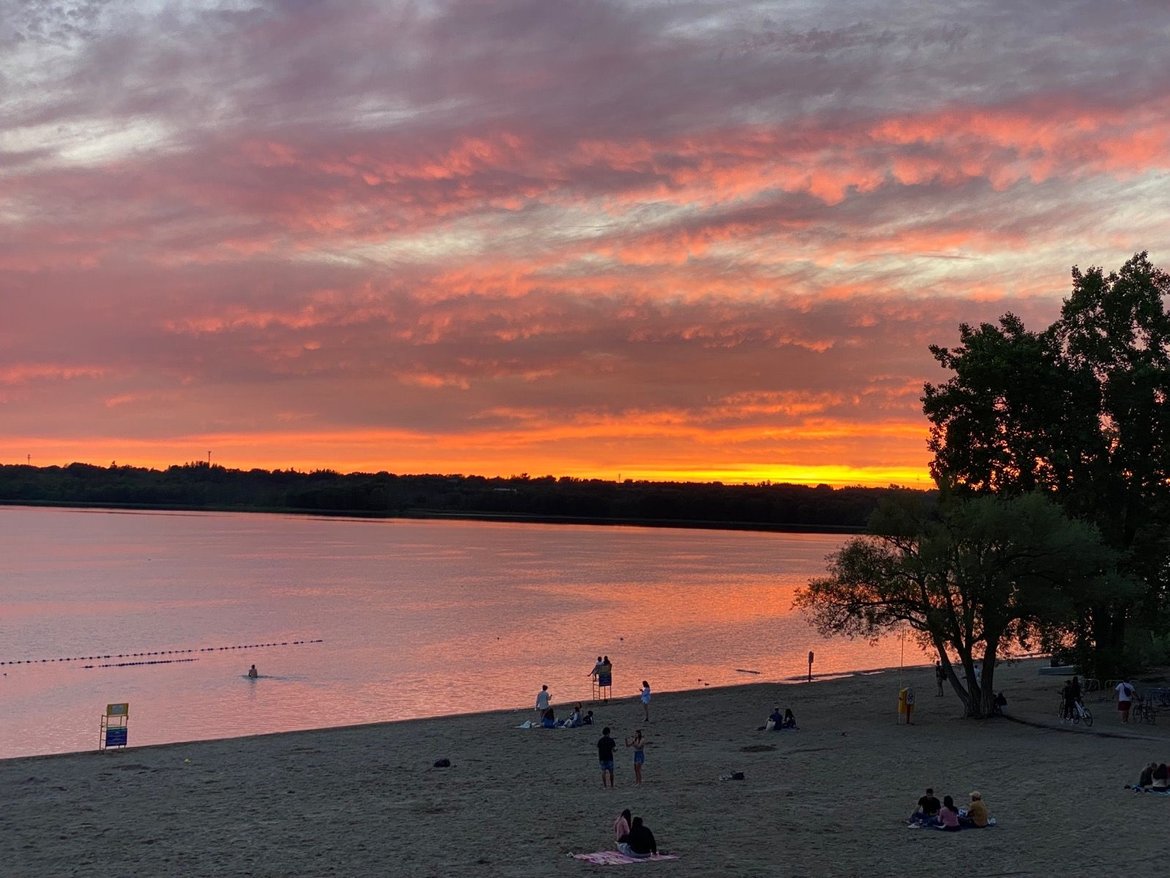 Sunset in Westboro beach