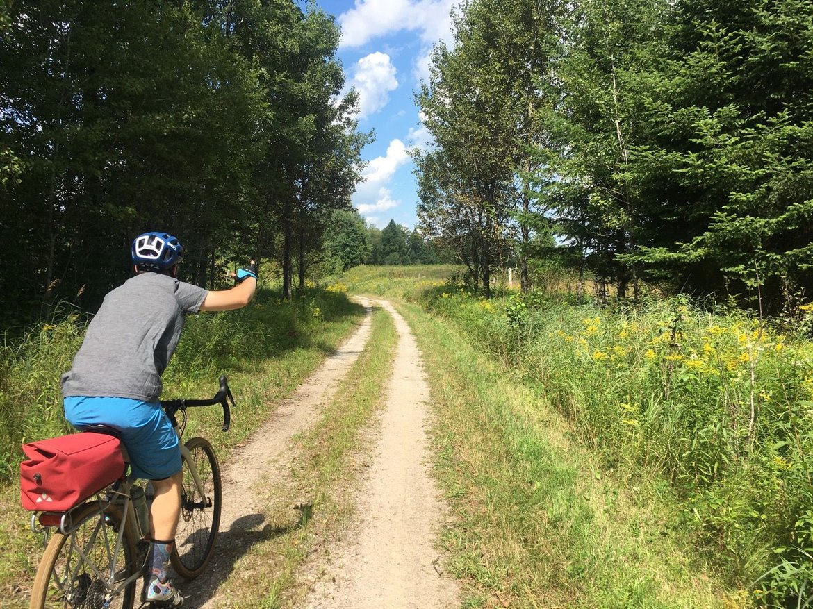 Véloroute des Draveurs with Kerianne