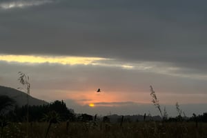 Sunset at Lanalhue Lake