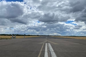 “unstructured” workout in Tempelhofer Feld