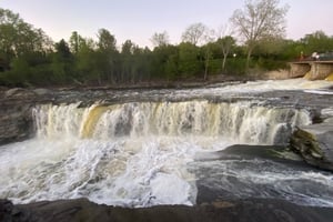 Sunset Ride at the Hog's Back Falls Lookout