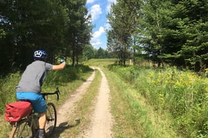 Véloroute des Draveurs with Kerianne