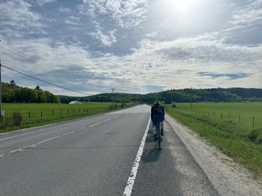 Sunday morning ride at the Summit