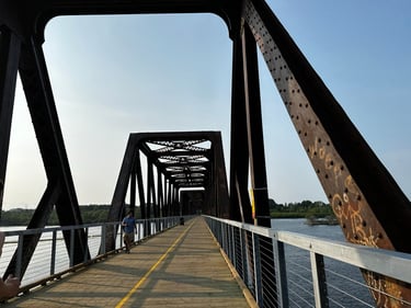 ‘tine ride with Jeremy (+ bonus bridge!)