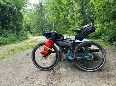 riding back from plaisance