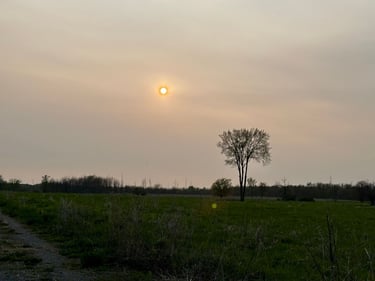 Riding around Shirley’s Bay