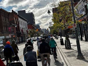 Ottawa Fall Critical Mass Ride
