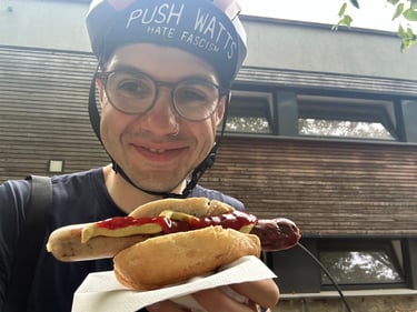 felix’s route around Leipzig