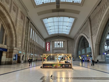 to Leipzig Hauptbahnhof