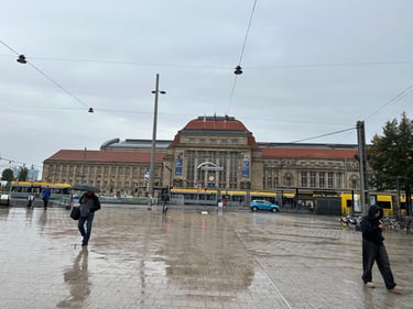 to Leipzig Hauptbahnhof