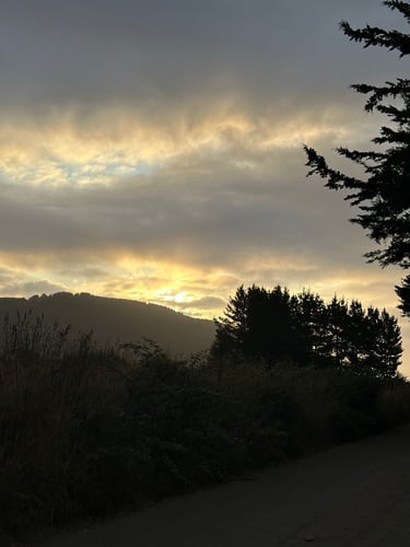 Sunset at Lanalhue Lake