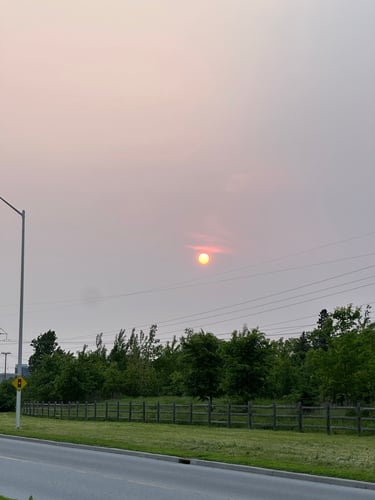 sunset gravel with Kerianne