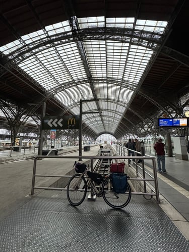 to Leipzig Hauptbahnhof
