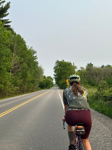 sunset gravel with Kerianne