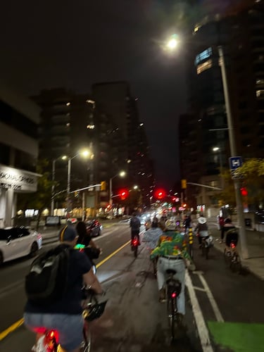 halloween critical mass ride