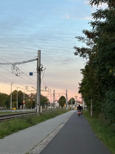 wandering around leipzig