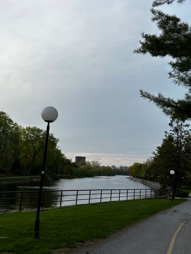 chill ride around the canal