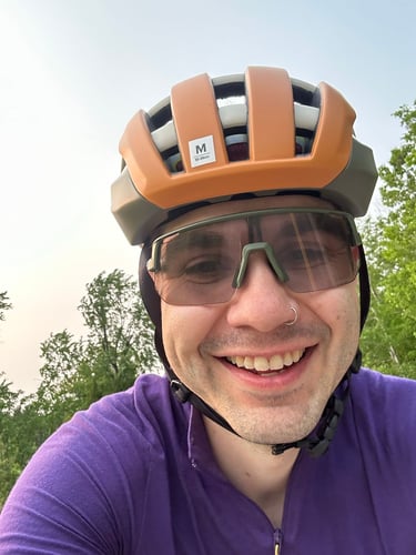 sunset gravel with Kerianne