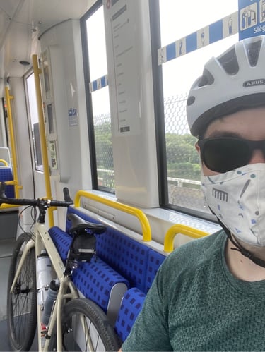 Beach Day! 🌞 🏖 🚊 🚴 