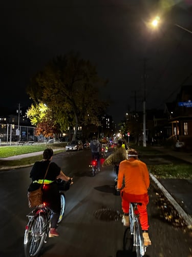 halloween critical mass ride