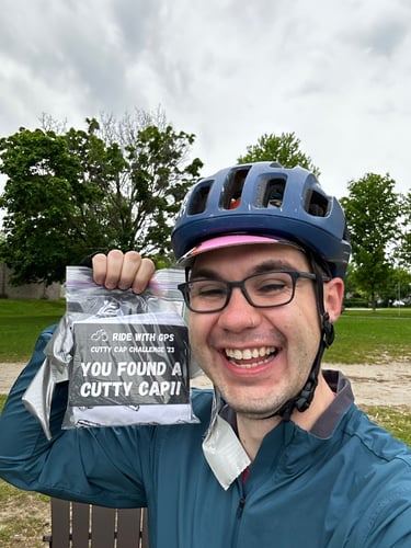 Found the Ride with GPS cap!