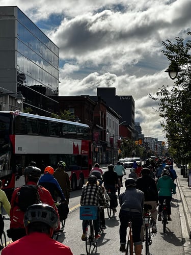 Ottawa Fall Critical Mass Ride