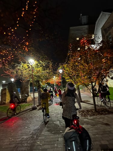 halloween critical mass ride