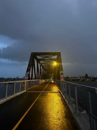 ‘tine ride with Jeremy (+ bonus bridge!)