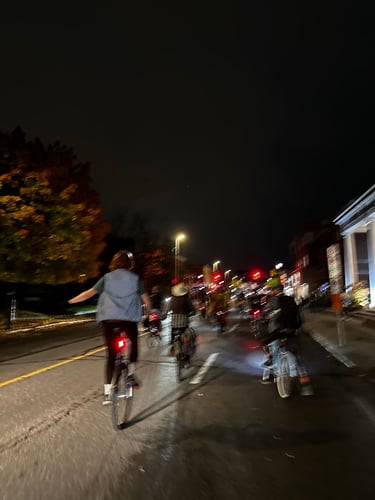 halloween critical mass ride
