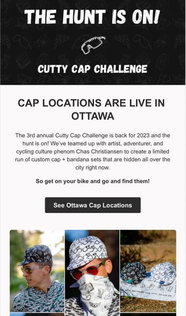 Found the Ride with GPS cap!