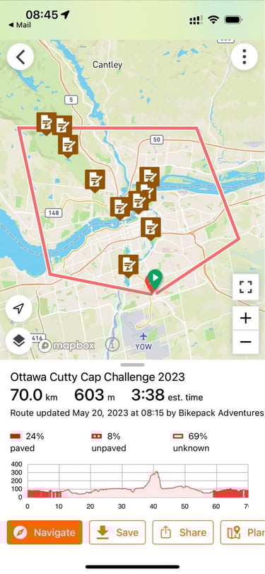 Found the Ride with GPS cap!