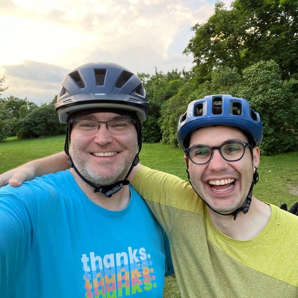 ‘tine ride with Jeremy (+ bonus bridge!)