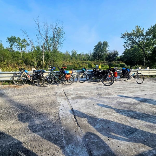 QBC Bikepacking return from Merrickville