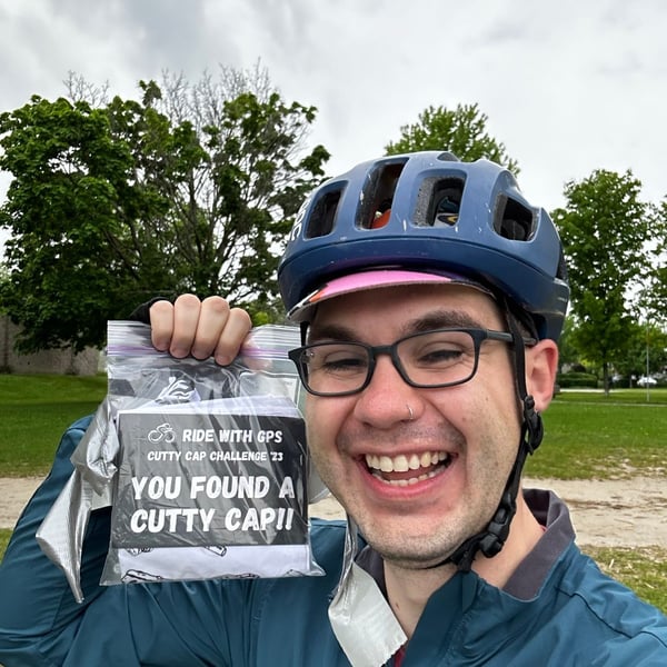 Found the Ride with GPS cap!