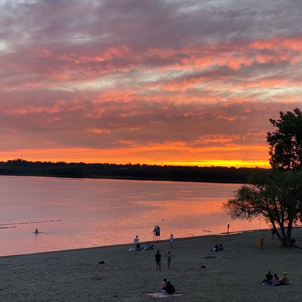 Sunset in Westboro beach
